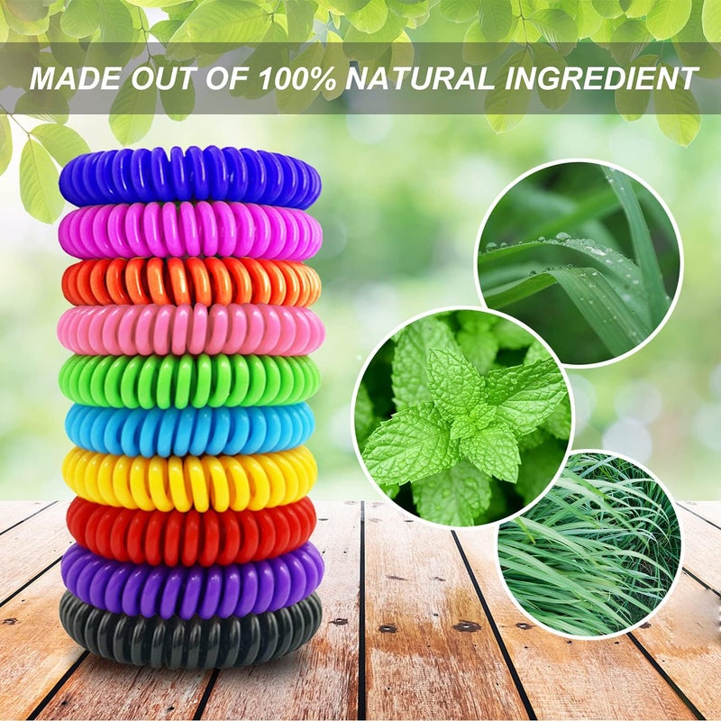 BuggyBands 40 Pack Mosquito Repellent Bracelets, Individually Wrapped DEET-Free Insect & Bug Repellent Wrist Bands for Kids & Adults Outdoor Camping Fishing Traveling - Image 2